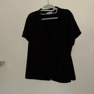 Calvin Klein Business Blouse XL Black Vneck